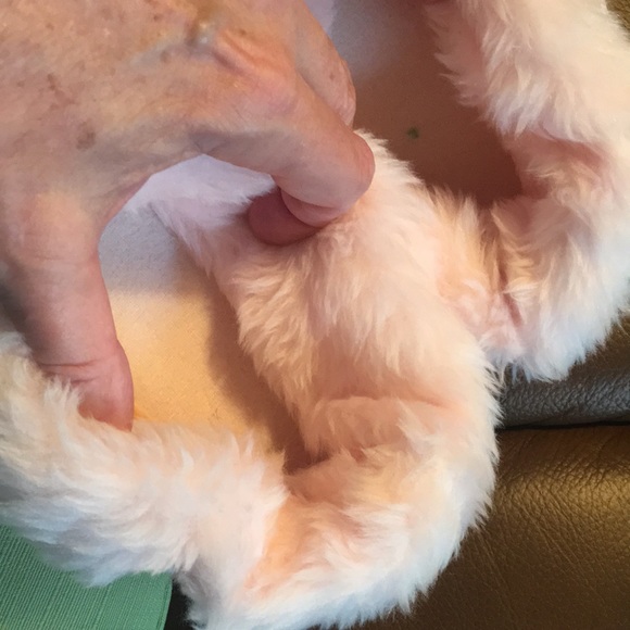 2 Pair PLUSH SLIPPERS - Picture 3 of 11